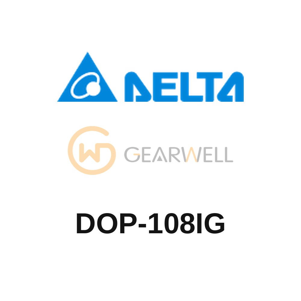 DELTA DOP-108IG DOP-100 I Type HMI Touch Panel