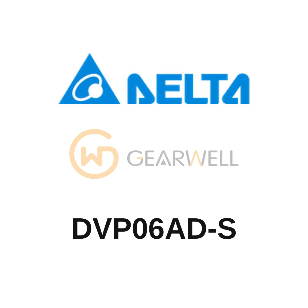 DELTA DVP06AD-S DVP-S Slim Expansion Module PLC Analog Input Module