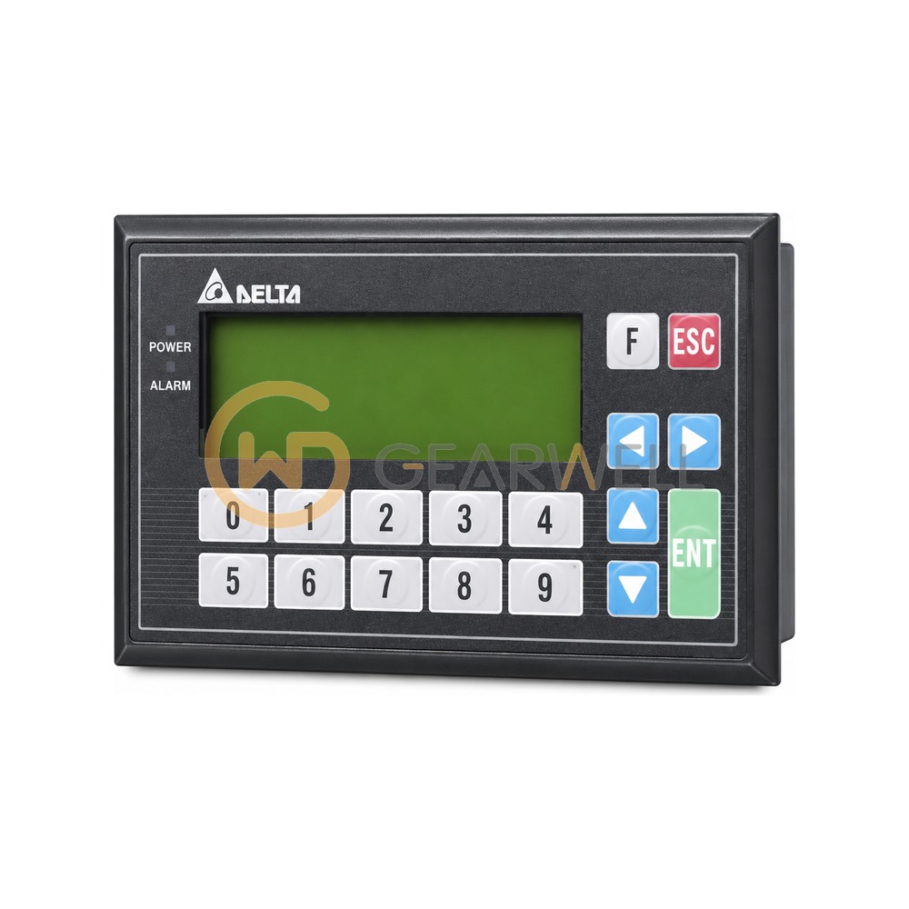 DELTA TP04P-32TP1R 4-line text panel HMI with built-in PLC