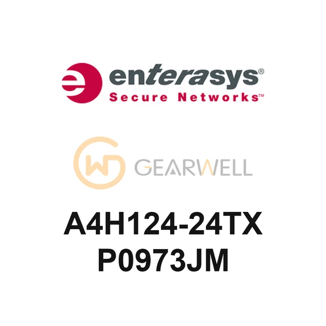 ENTERASYS A4H124-24TX P0973JM SecureStack A4 Ethernet Switch