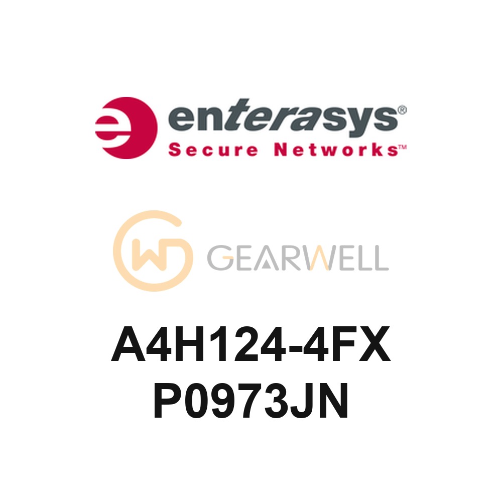 ENTERASYS A4H124-4FX P0973JN SecureStack A4 Network Switch