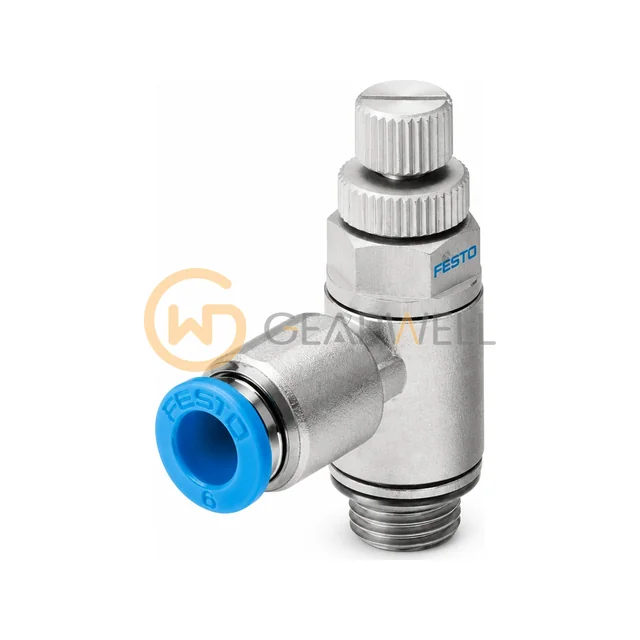 FESTO GRLA-1/4-QS-6-RS-D GRLA One-Way Flow Control Valve