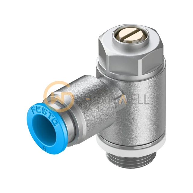 FESTO GRLA-1/4-QS-8-D GRxA One-way Flow Control Valve