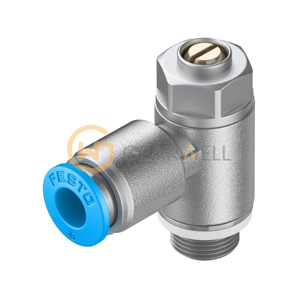 FESTO GRLA-1/8-QS-6-D One-Way Flow Control Valve