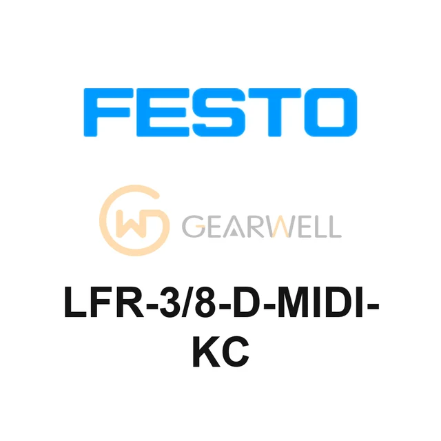 FESTO LFR-3/8-D-MIDI-KC D Series Filter Regulator Combination