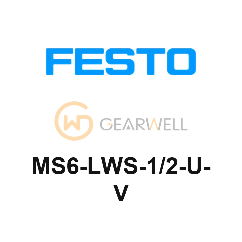 FESTO MS6-LWS-1/2-U-V MS Series Water Separator