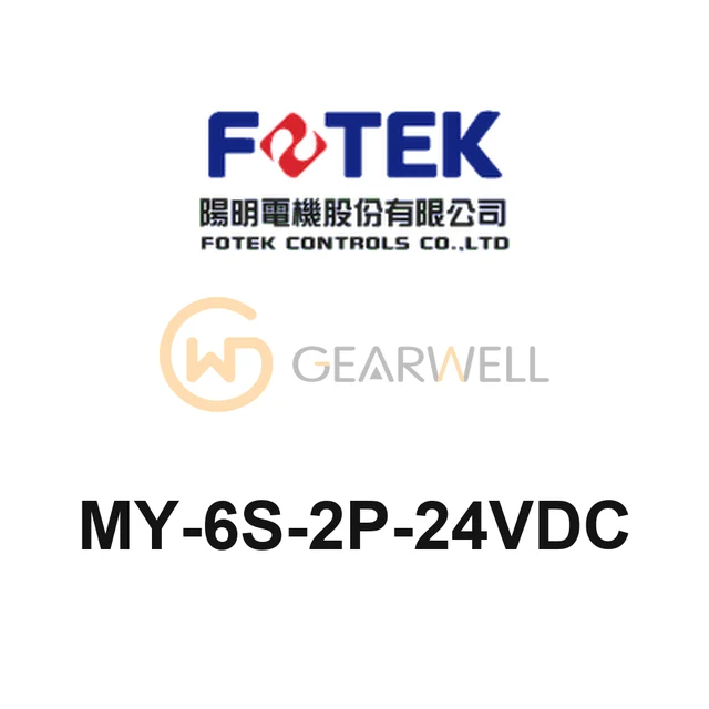 FOTEK MY-6S-2P-24VDC MY Series Mini On-Delay Timer