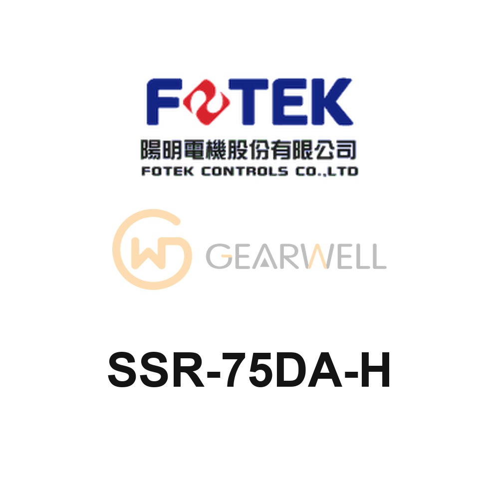 FOTEK SSR-75DA-H SSR-DA Series Single-Phase Solid State Relay