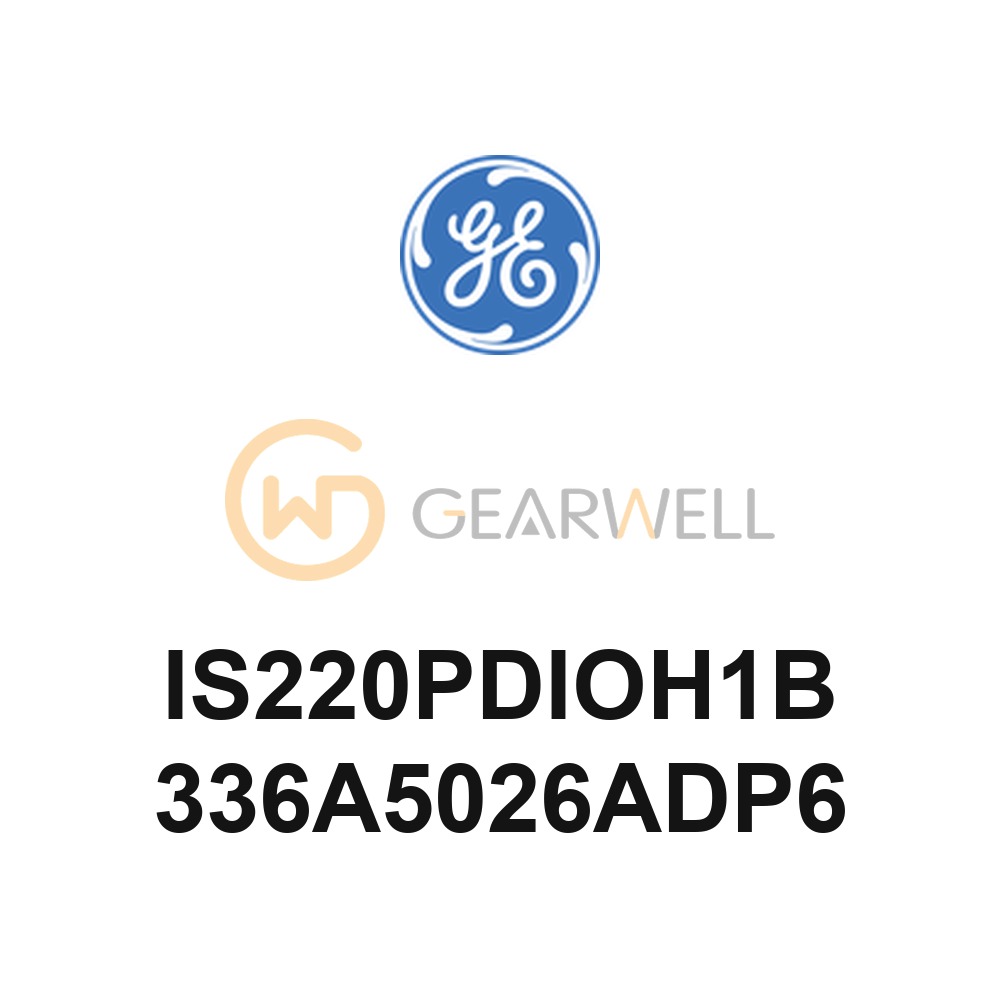 GE IS220PDIOH1B 336A5026ADP6 Mark VIe Discrete I/O Pack