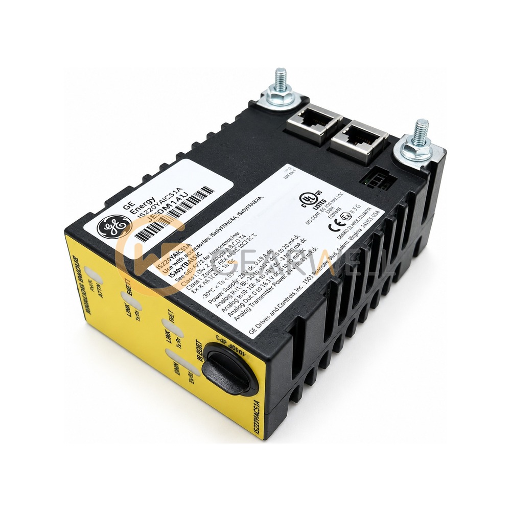 GE IS220YAICS1A Mark VIeS Analog I/O Pack