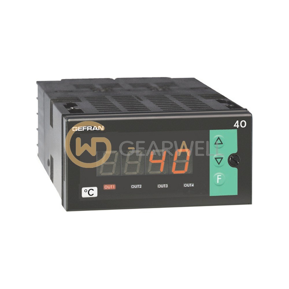 GEFRAN F000971 40T96-4-24-RR00-200 Indicator/Alarm Unit