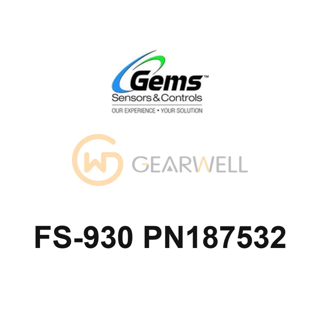 Gems FS-930 PN187532 FS-930 Series Oil Flow Switch