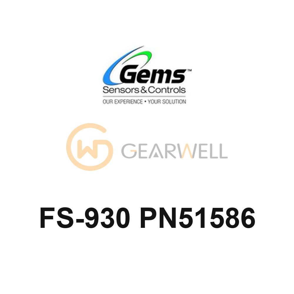 Gems FS-930 PN51586 FS-930 Series Oil Flow Switch