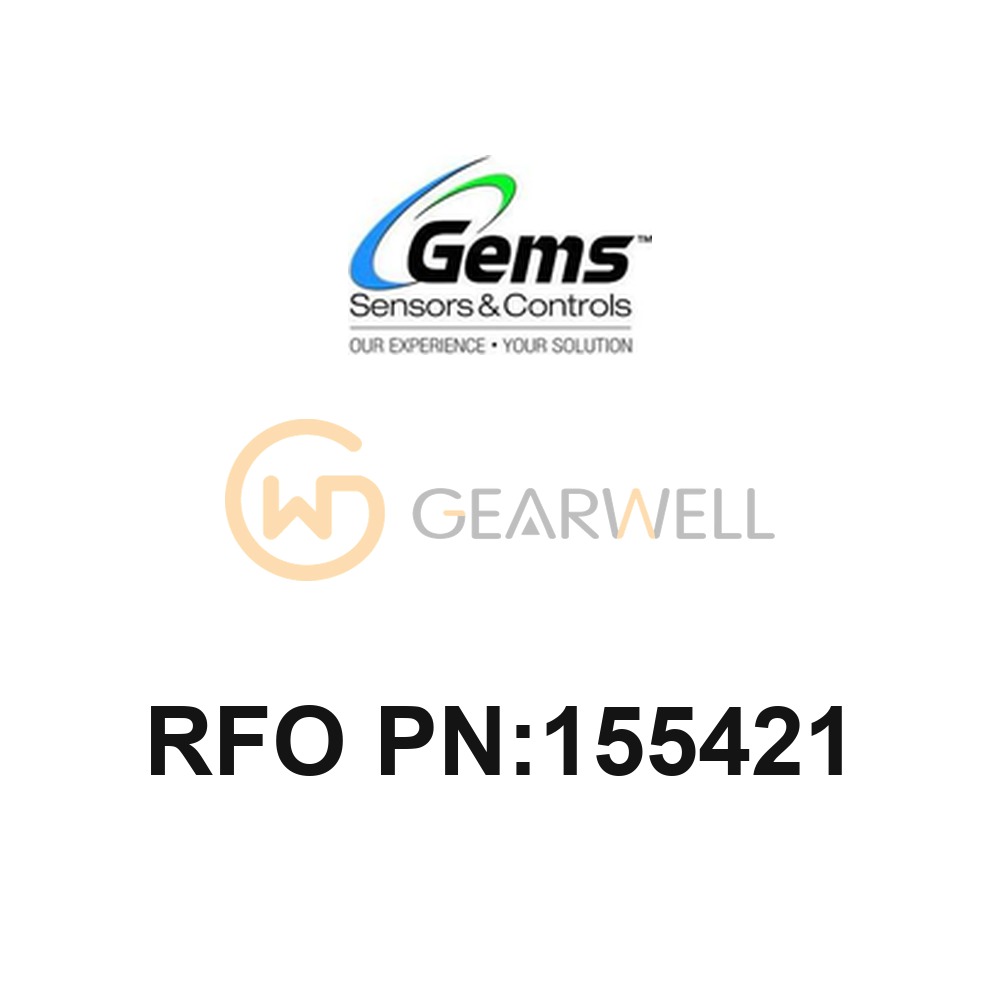 Gems RFO PN:155421 RotorFlow RFO Paddlewheel Flow Sensor