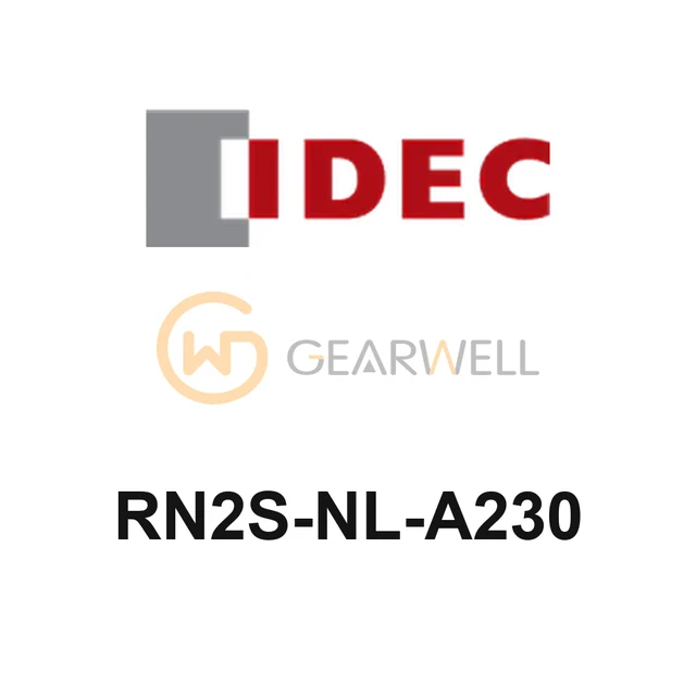 IDEC RN2S-NL-A230 RN Series DPDT Miniature Power Relay 230V AC, LED