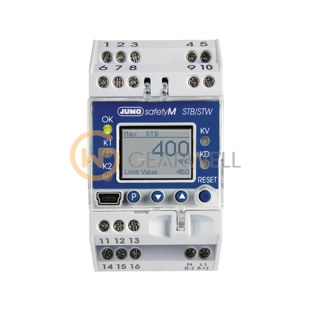 JUMO 701150/8-01-0253-2001-25/005 safetyM STB/STW Safety Temp Limiter