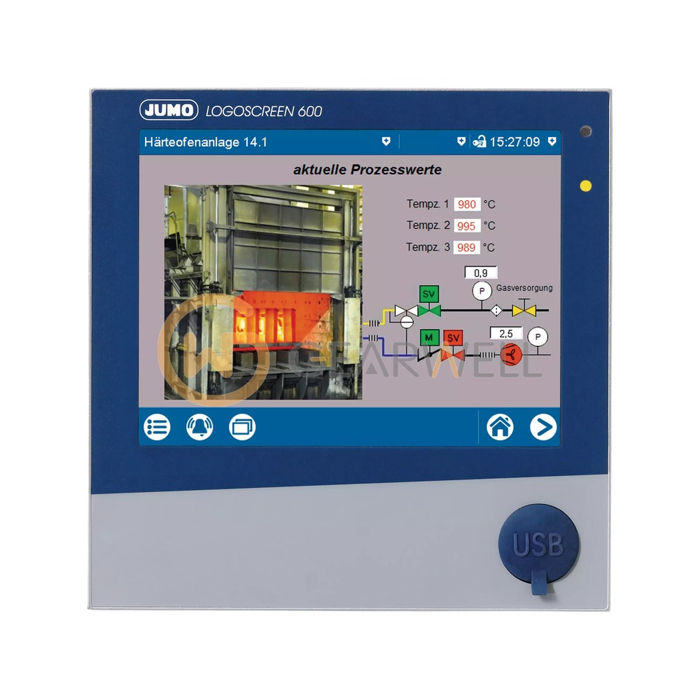 JUMO 706520/18-000-25/000 LOGOSCREEN 600 Paperless Recorder
