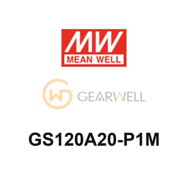 MEANWELL GS120A20-P1M GS120 120W 20V AC-DC Industrial Adapter