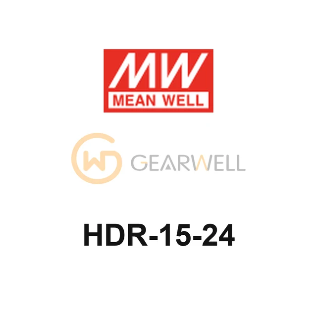 MEANWELL HDR-15-24 HDR-15 15W 24V Ultra Slim DIN Rail Power Supply