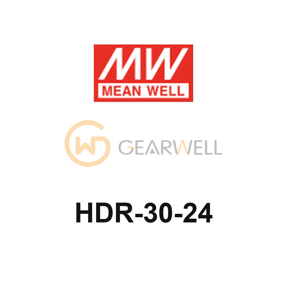 MEANWELL HDR-30-24 HDR-30 Series 24V 36W DIN Rail Power Supply