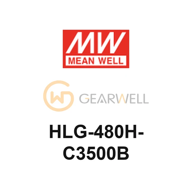MEANWELL HLG-480H-C3500B HLG-480H-C 480W 3500mA LED Driver