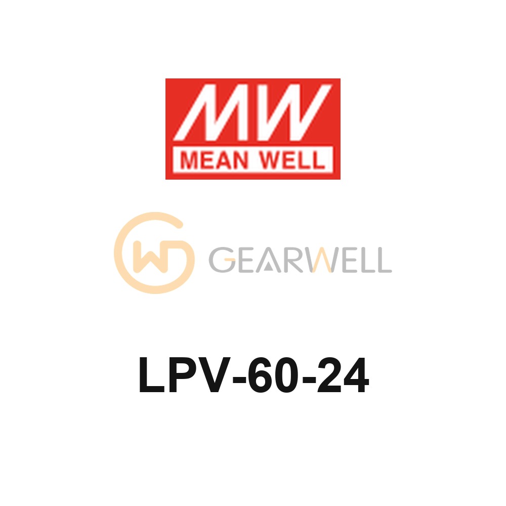 MEANWELL LPV-60-24 LPV-60 60W 24V IP67 Switching Power Supply