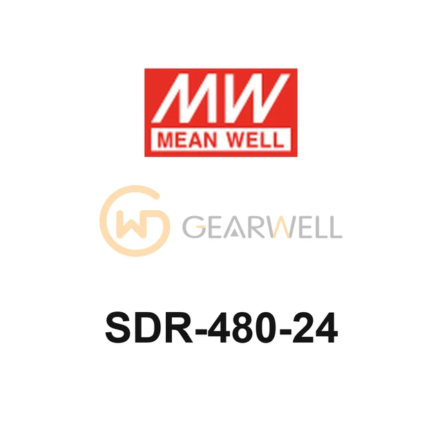 MEANWELL SDR-480-24 SDR-480 Series DIN Rail Power Supply with PFC