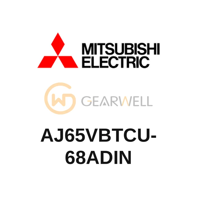 Mitsubishi Electric AJ65VBTCU-68ADIN CC-Link remote I/O (MELSEC-A) CC-Link analog input module