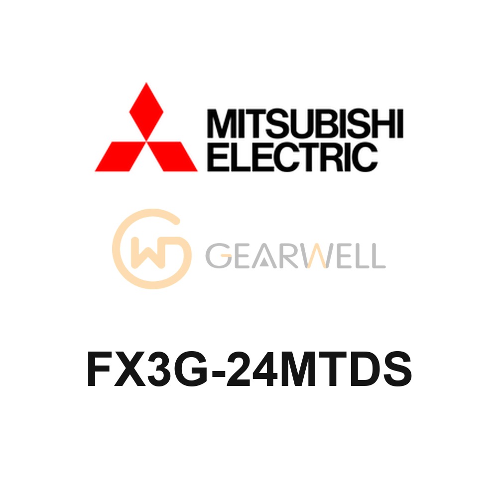 Mitsubishi Electric FX3G-24MTDS MELSEC-F FX3G PLC Main Unit