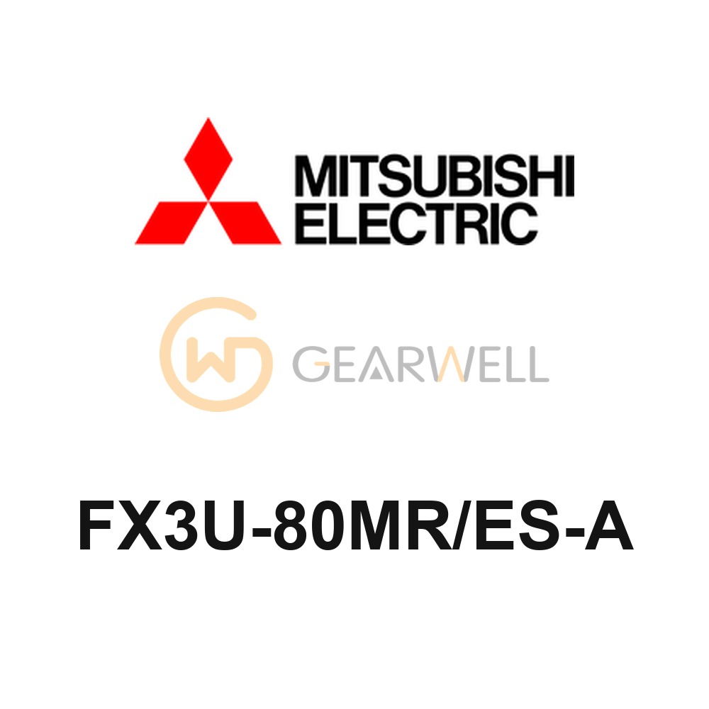 Mitsubishi Electric FX3U-80MR/ES-A MELSEC-F FX3U PLC Main Unit