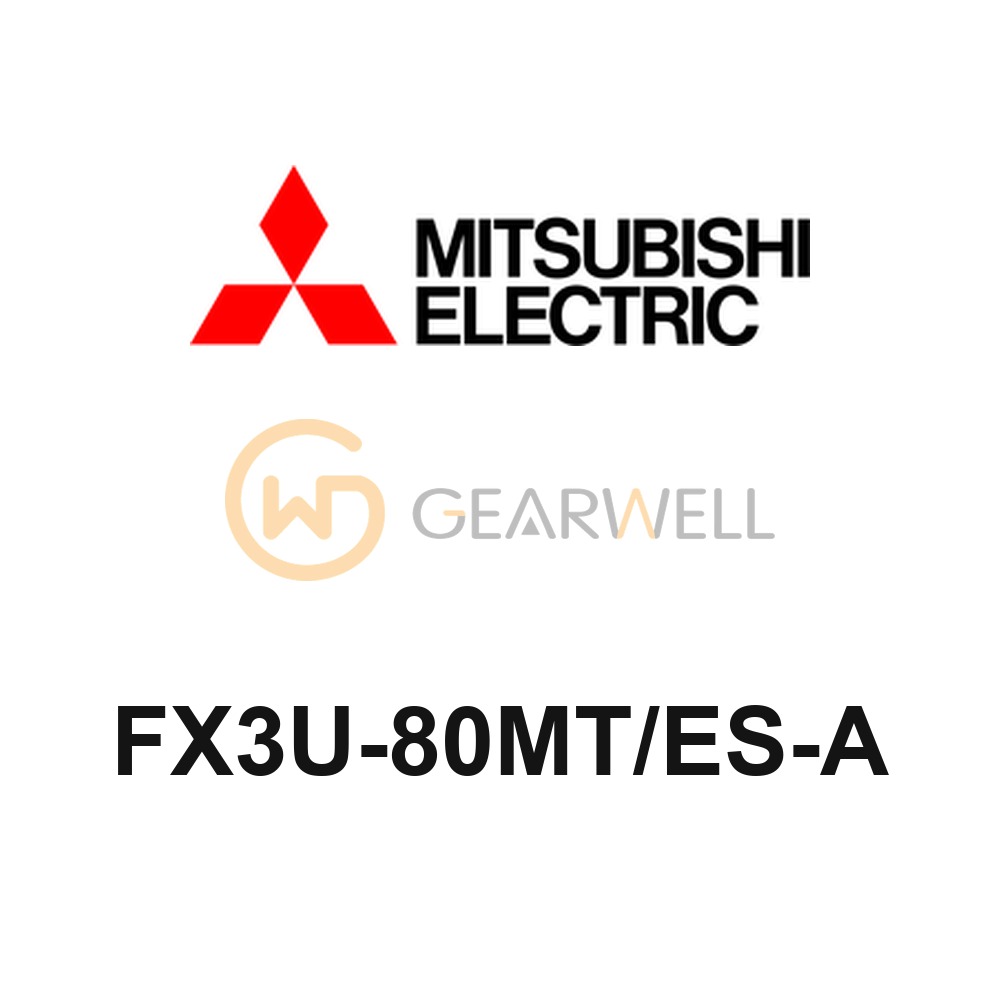 Mitsubishi Electric FX3U-80MT/ES-A MELSEC-F FX3U PLC Main Unit