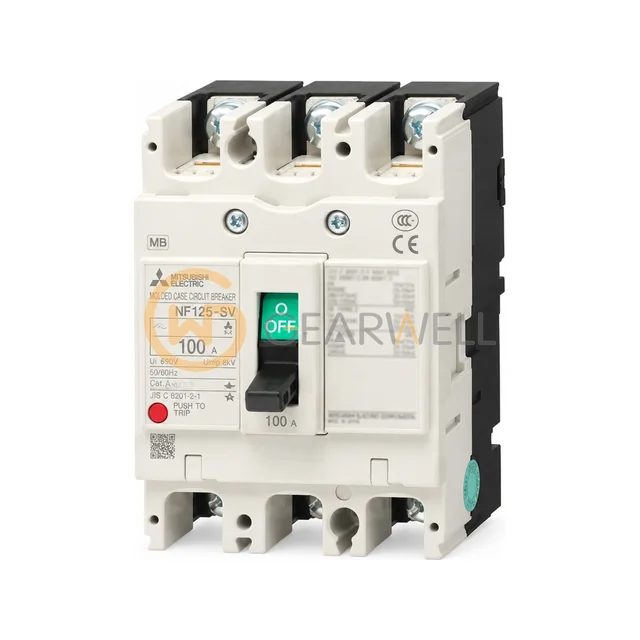 Mitsubishi Electric NF125-SV 3P 100A Molded Case Circuit Breaker