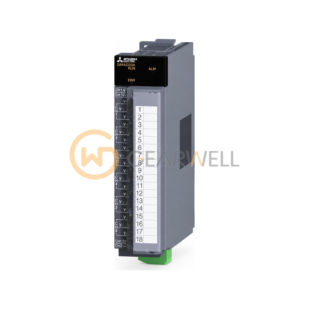 Mitsubishi Electric Q64AD2DA MELSEC-Q Analog I/O Module