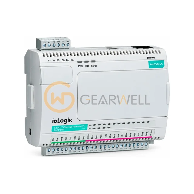 MOXA ioLogik E2242-T E2200 Series 4AI/12DIO Ethernet Remote I/O