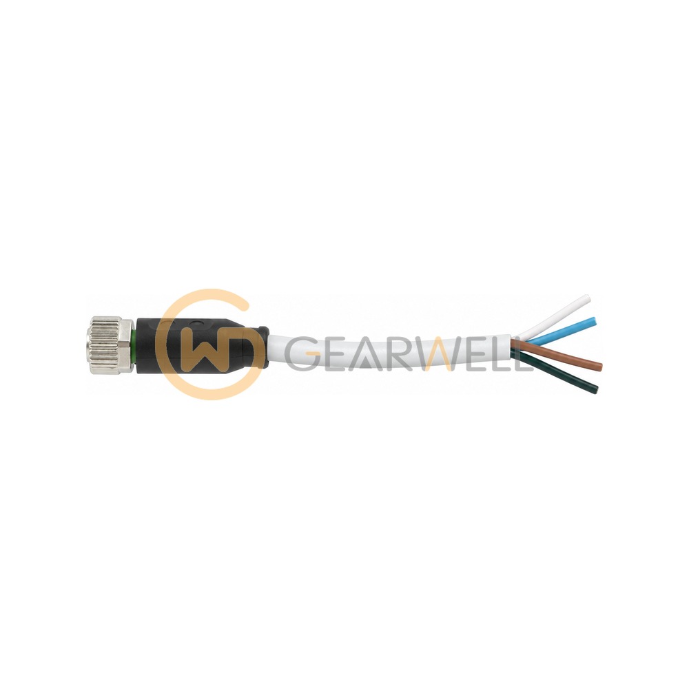 Murrelektronik 7000-08061-2110200 M8 female 0° A-cod. with cable PVC 4x0.25 gy UL/CSA 2m