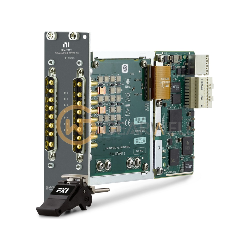 NI PXIe-2512 7-Channel 10 A FET Fault Insertion Switch Module