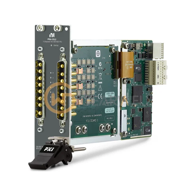 NI PXIe-2512 7-Channel 10 A FET Fault Insertion Switch Module