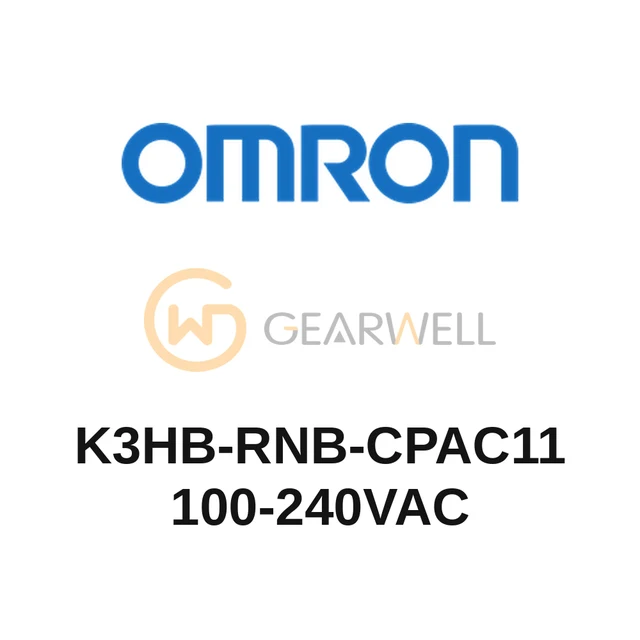 OMRON K3HB-RNB-CPAC11 100-240VAC K3HB-R Rotary pulse indicator (digital panel meter) with optional boards