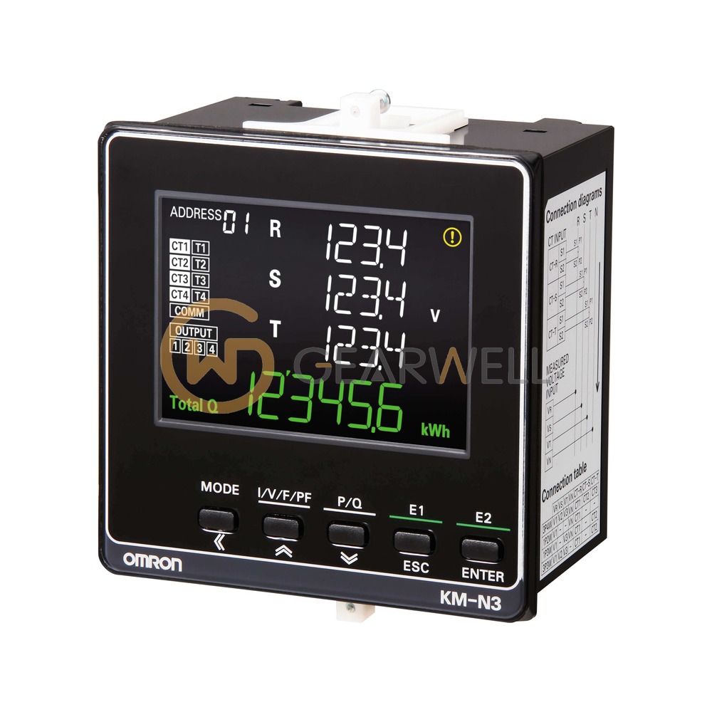 OMRON KM-N3-FLK KM-N3 Power monitor (multi-circuit, on-panel)