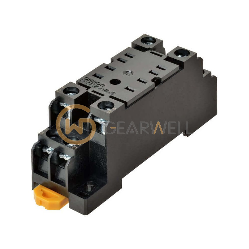 OMRON PYFZ-08-E PYF Relay socket (8-pin, DIN rail/screw)