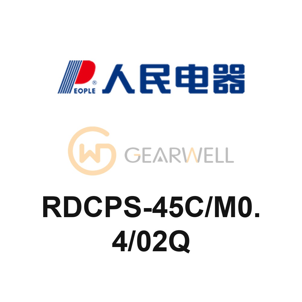 People Electric RDCPS-45C/M0.4/02Q Control and Protective Switch