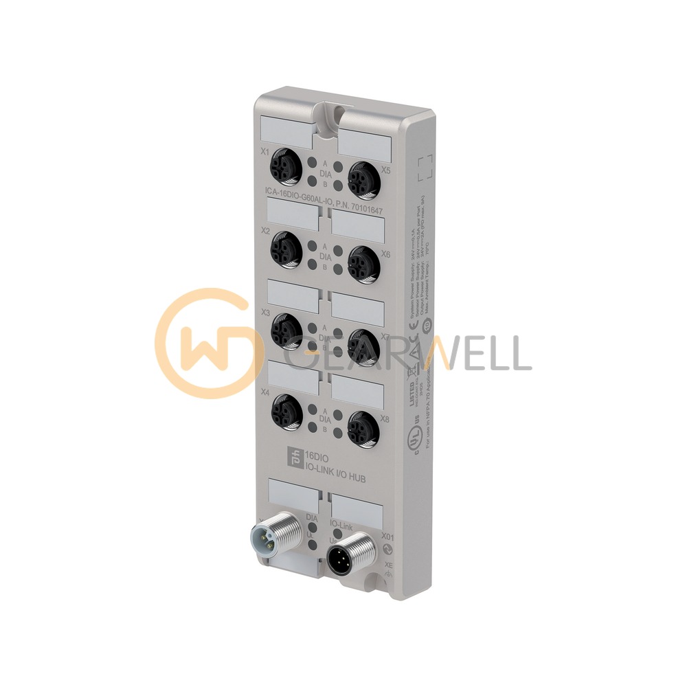 Pepperl+Fuchs ICA-16DIO-G60AL-IO IO-Link I/O Hub