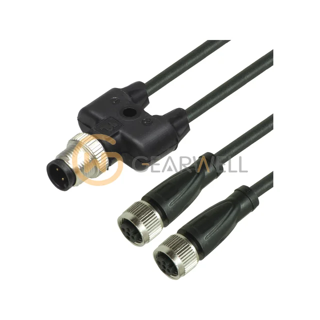 Pepperl+Fuchs V1-G-BK0,3M-PUR-A-T-V1-G M12 Y Connection Cable