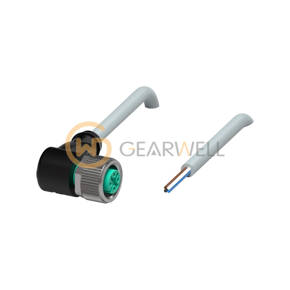 Pepperl+Fuchs V1-W-2M-PVC M12 Female Sensor Cordset
