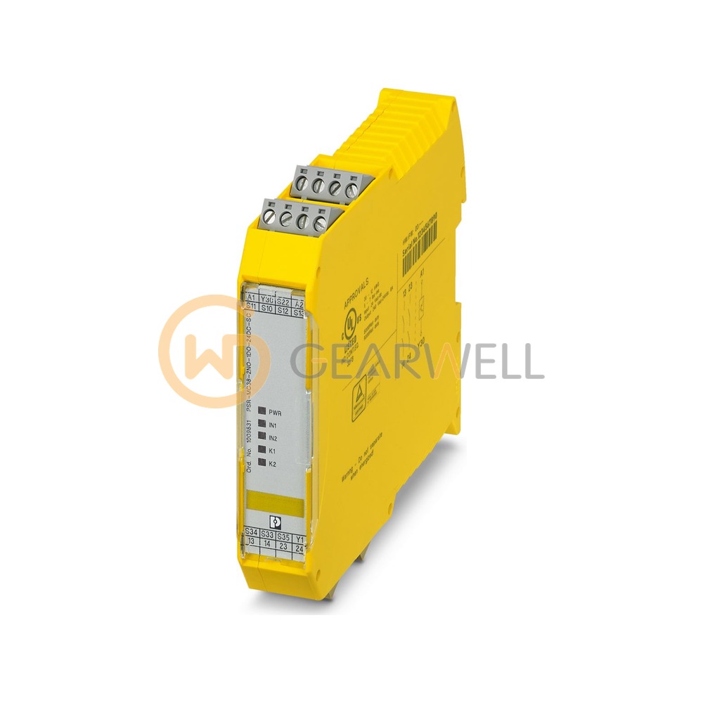 Phoenix Contact 1009831 PSR-MC38-2NO-1DO-24DC-SC Safety Relay