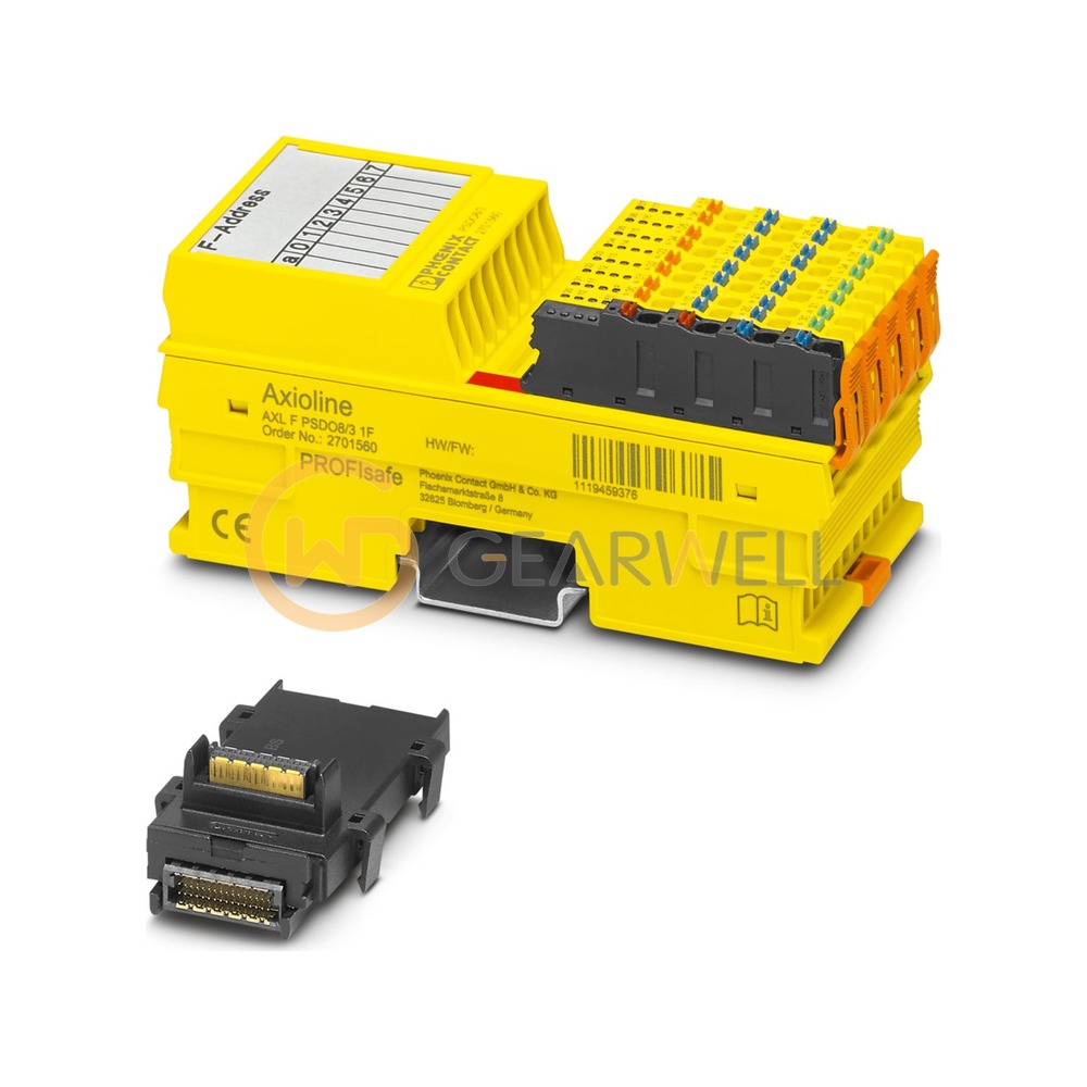Phoenix Contact 2701560 AXL F PSDO8/3 1F Axioline Safety Module