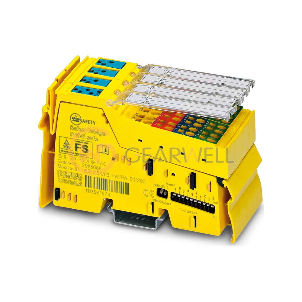 Phoenix Contact 2985688 IB IL 24 PSDI 8-PAC Safety Input Module