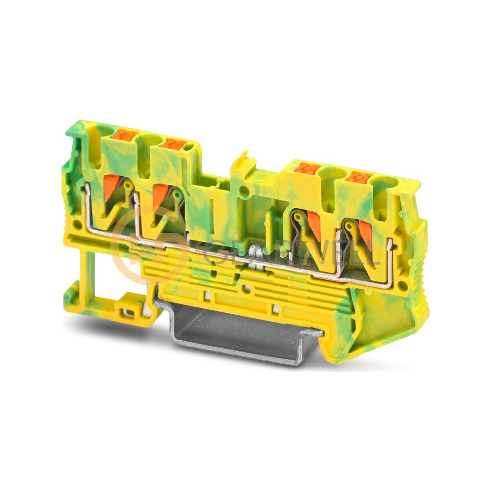 Phoenix Contact 3209594 PT 2,5-QUATTRO-PE Ground Terminal Block