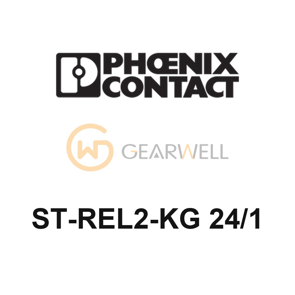 Phoenix Contact ST-REL2-KG 24/1 Relay Connector, 24 V AC/DC, 1 N/O