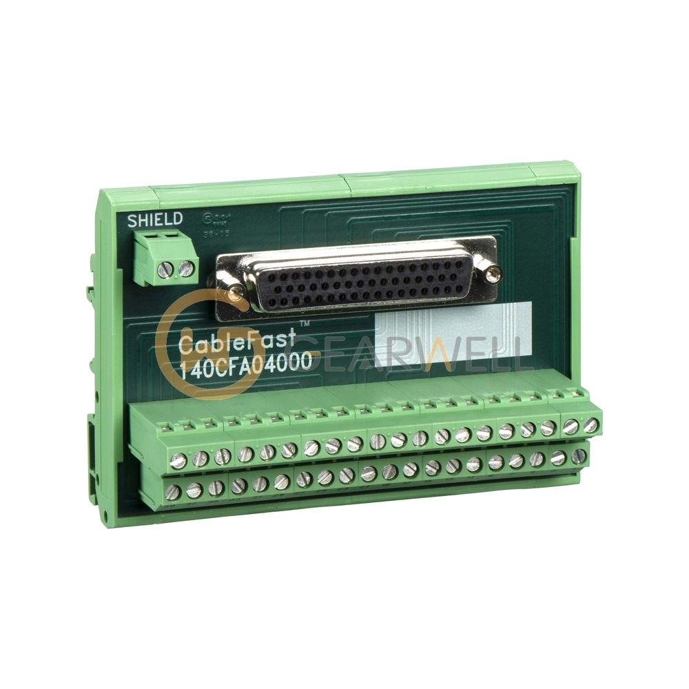 Schneider Electric 140CFA04000 CableFast terminal block with fuses